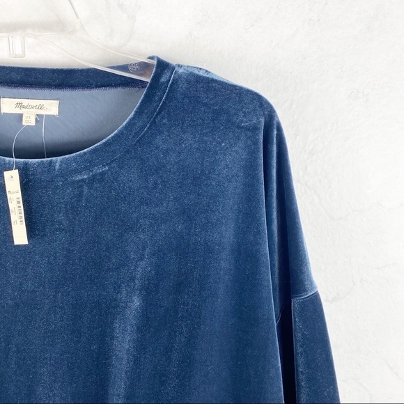 [Madewell] Velvet Balloon Sleeve Sweatshirt - Picture 6 of 7